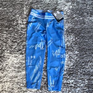 Girls Under Armour Leggings - Size YXS